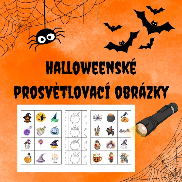 Halloweenské prosvětlovací obrázky