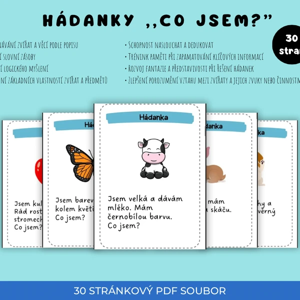 Hádanky “Co jsem?”