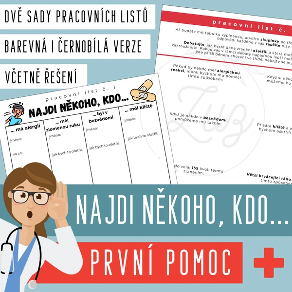 První pomoc - NAJDI NĚKOHO, KDO... 