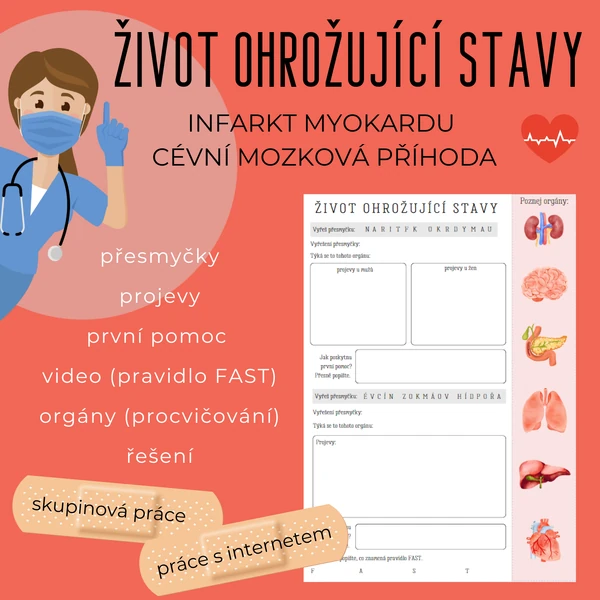První pomoc - ŽIVOT OHROŽUJÍCÍ STAVY