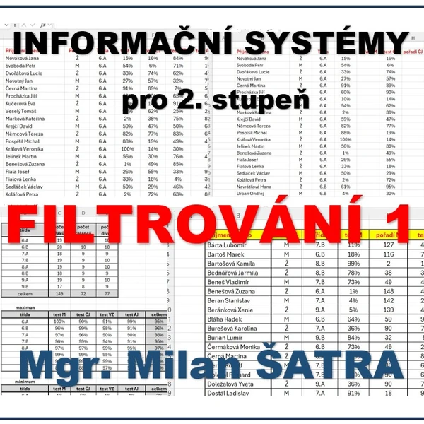 INFORMAČNÍ SYSTÉMY 2. stupeň - Filtrování 1