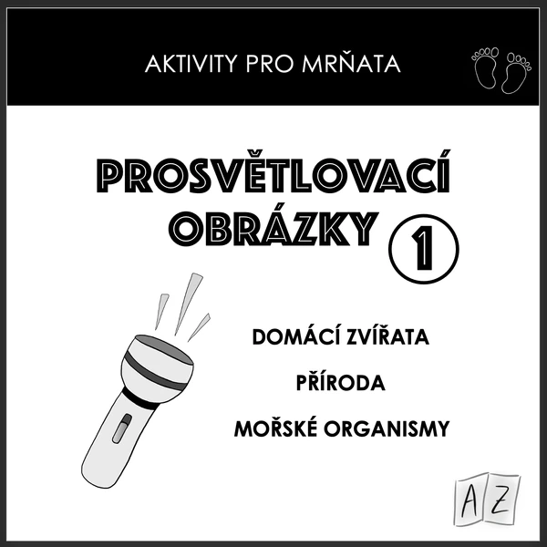 Aktivity pro mrňata - prosvětlovací obrázky 1