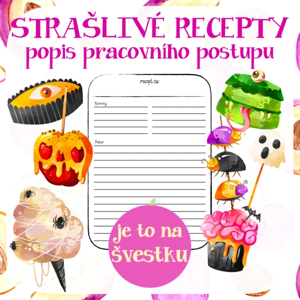 Strašlivé recepty - popis pracovního postupu - recept