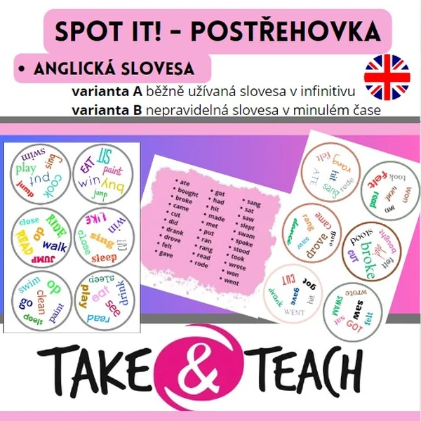 POSTŘEHOVKA! ANGLICKÁ (NEPRAVIDELNÁ) SLOVESA
