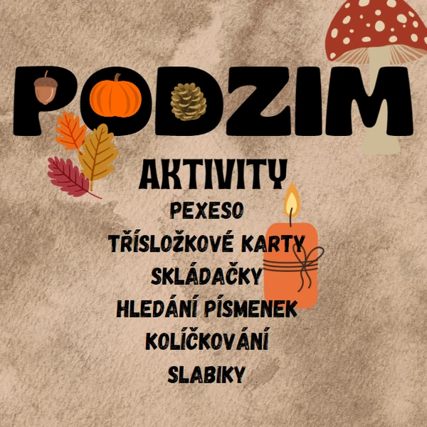 PODZIM aktivity - co můžou děti samy 2