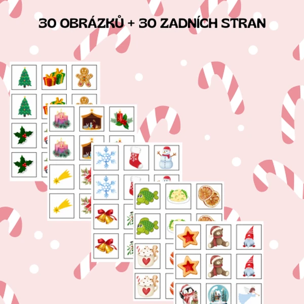 Vánoční pexeso