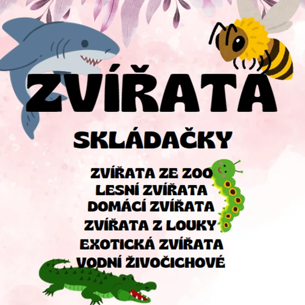 ZVÍŘATA skládačky