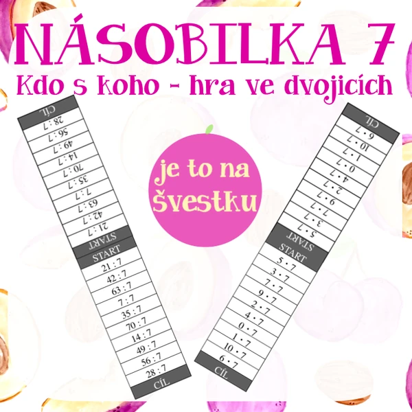 Kdo s koho - násobilka 7