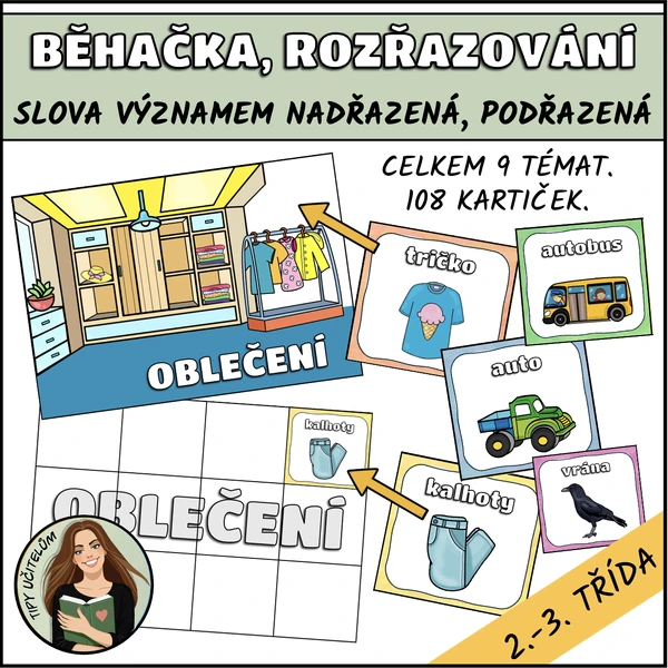 Slova významem nadřazená, podřazená