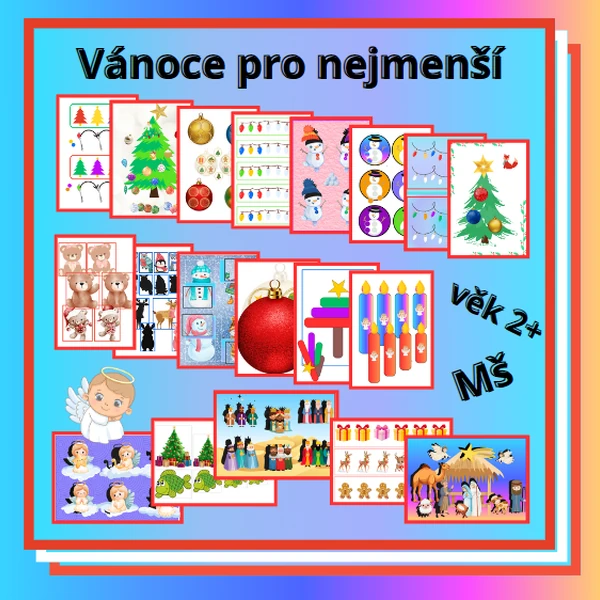 Obrázkové Vánoce pro nejmenší (věk 2+)