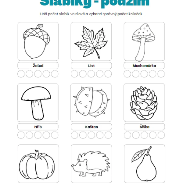 Slabiky - podzim