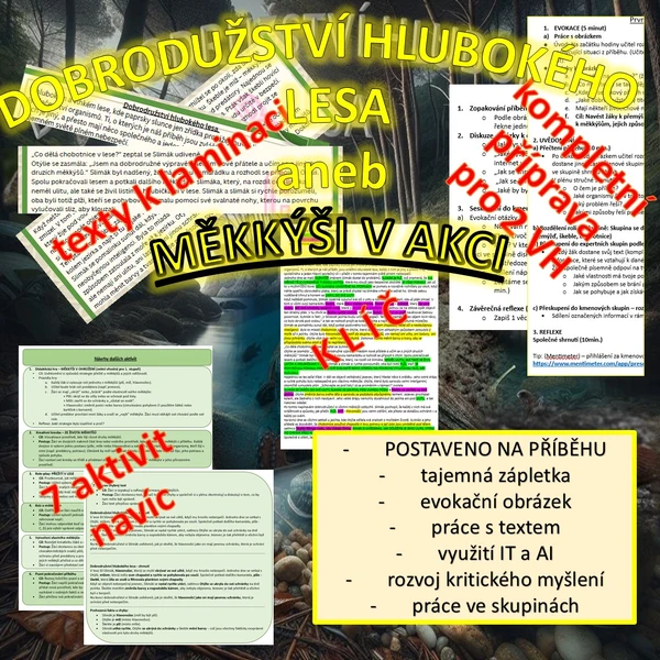 Měkkýši - práce s příběhem