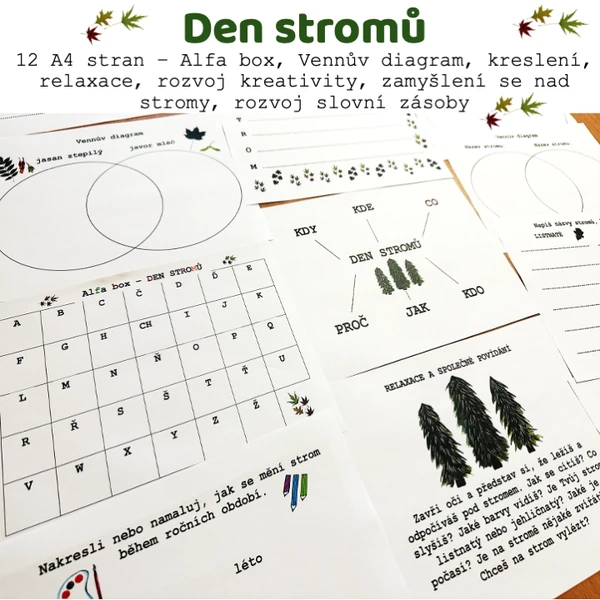 Den stromů - pracovní listy, RWCT metody