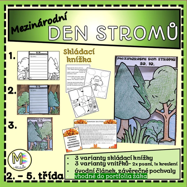 DEN STROMŮ- SKLÁDACÍ KNÍŽKA