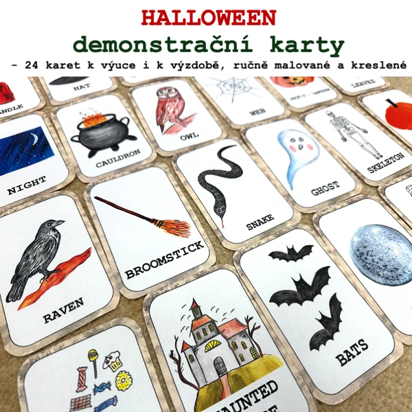 Demonstrační karty - HALLOWEEN