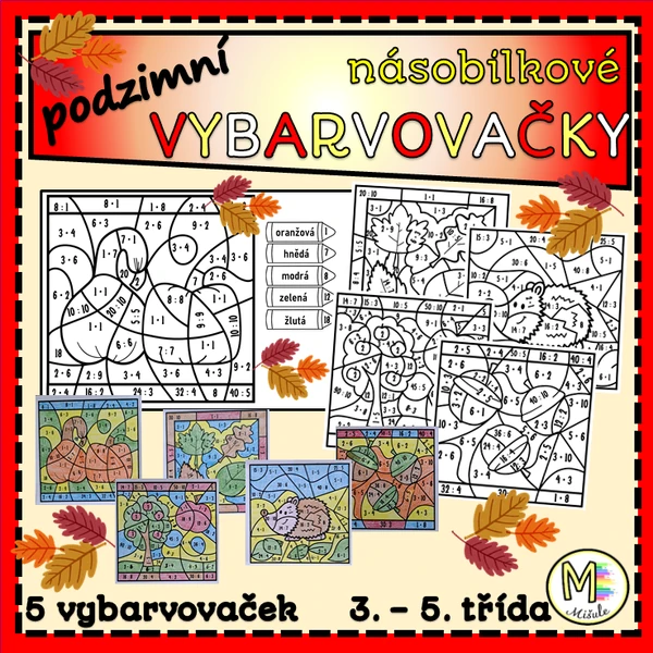 PODZIMNÍ NÁSOBILKOVÉ VYBARVOVAČKY
