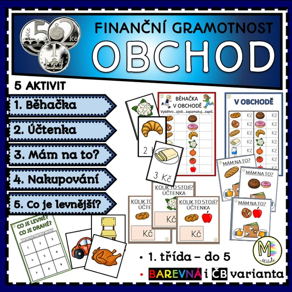 FINANČNÍ GRAMOTNOST- OBCHOD...DO 5