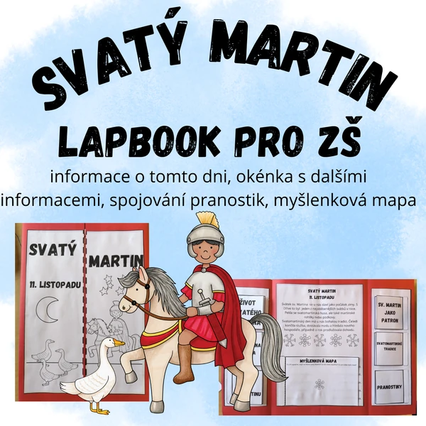 Svatý Martin - lapbook do ZŠ