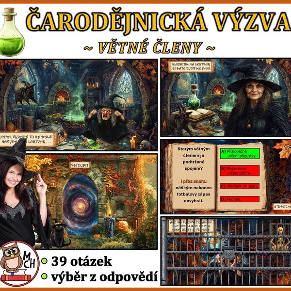 Čarodějnická výzva: VĚTNÉ ČLENY (hra)