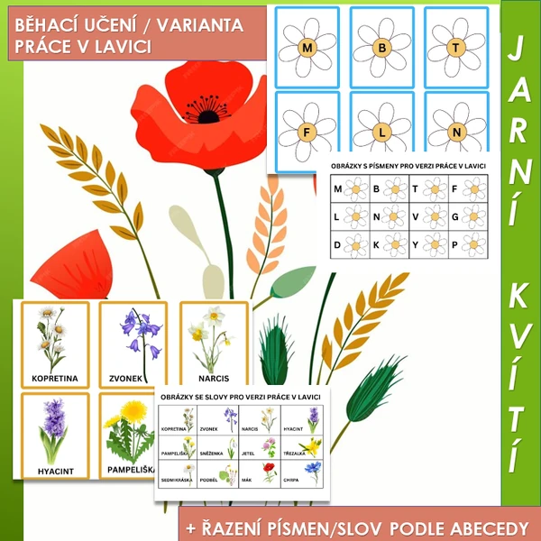JARNÍ KVÍTÍ - BĚHACÍ DIKTÁT