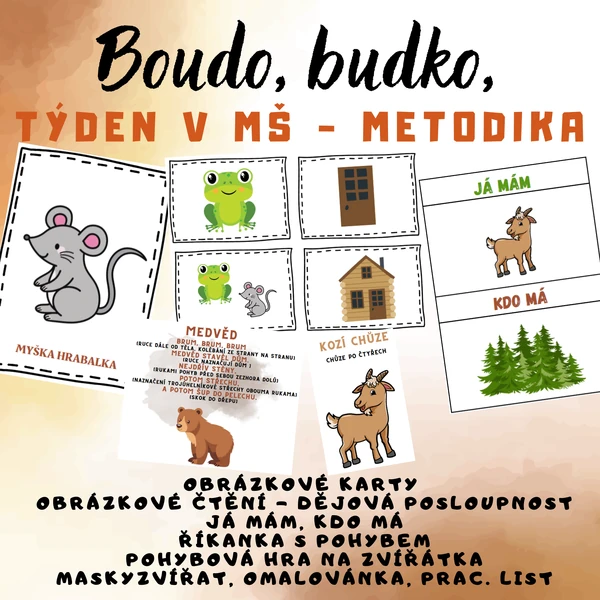 Boudo, budko - týden v MŠ 
