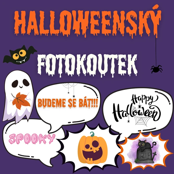 Halloweenský fotokoutek