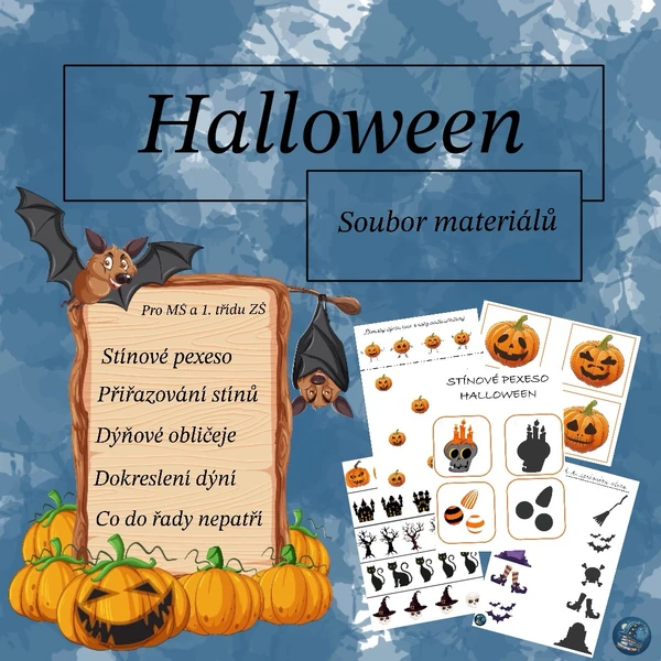 Halloween - soubor materiálů nejen pro MŠ