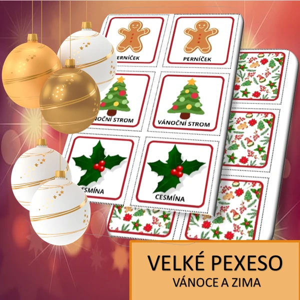 VELKÉ VÁNOČNÍ PEXESO
