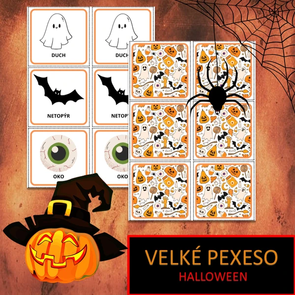 VELKÉ PEXESO HALLOWEEN