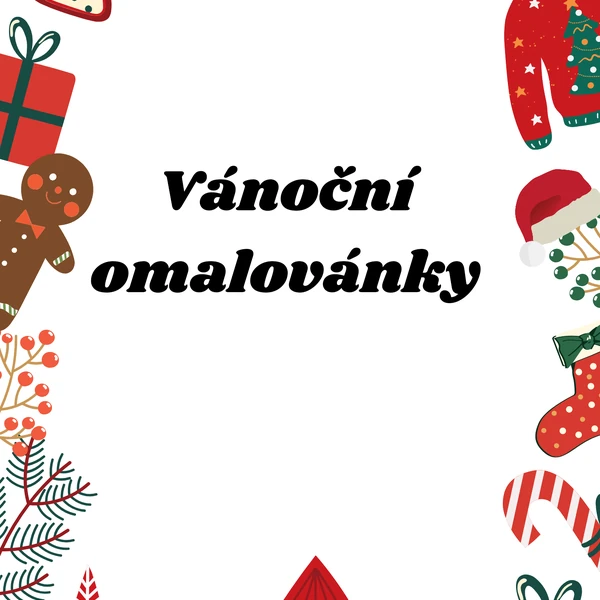 Vánoční omalovánky 