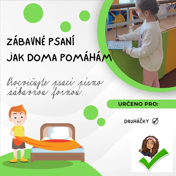 Zábavné psaní - jak doma pomáhám