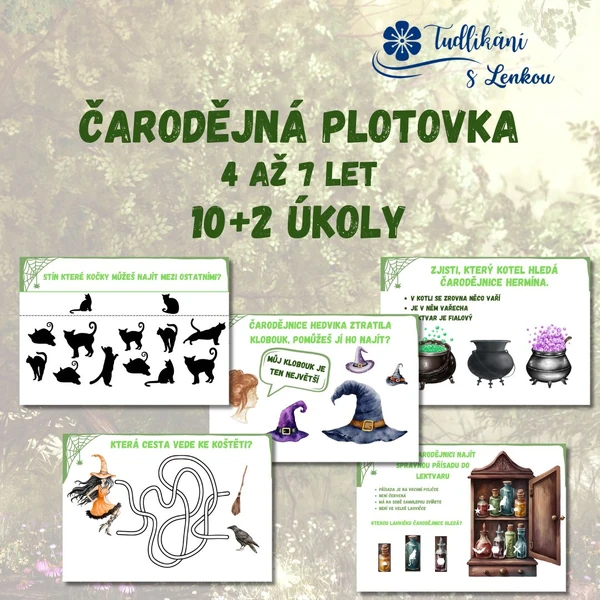 Čarodějná plotovka 4-7 let