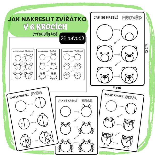 Jak nakreslit zvířátko v 6 krocích