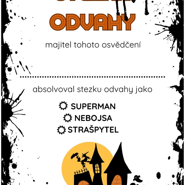 DIPLOM - stezka odvahy