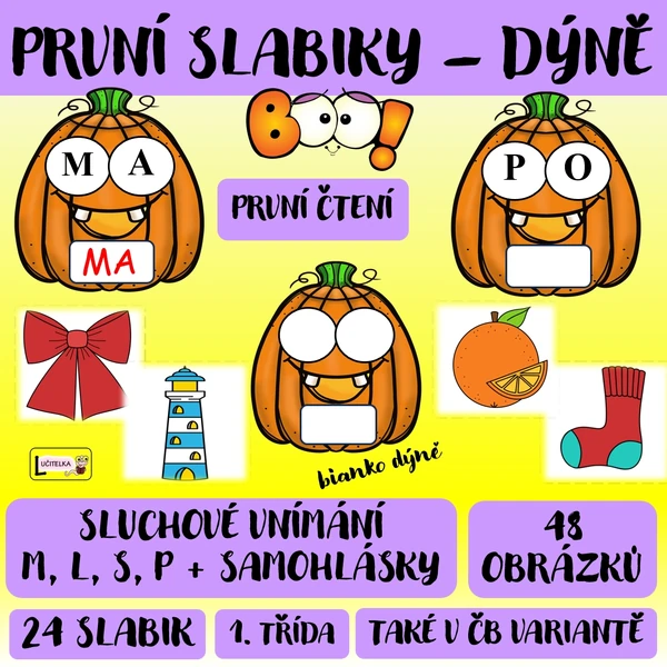 První slabiky - Halloween