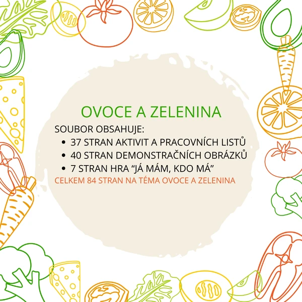 OVOCE A ZELENINA