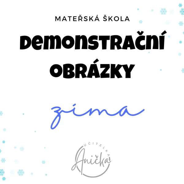 ZIMA demonstrační obrázky