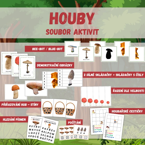 HOUBY - soubor aktivit