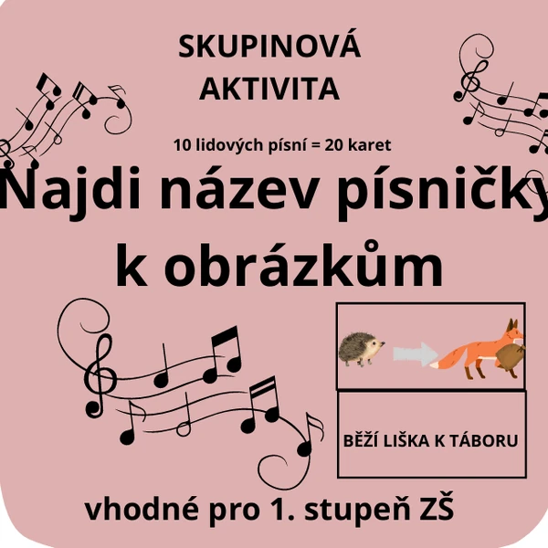 Najdi písničku - hudební aktivita 