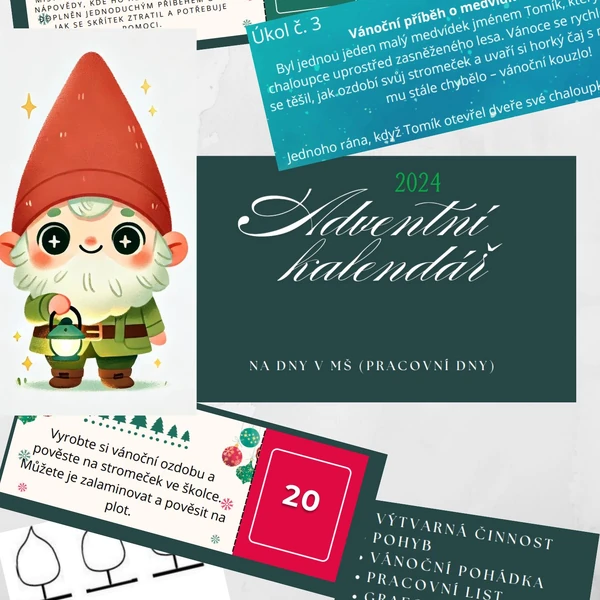 Adventní kalendář pro MŠ 