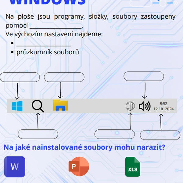 Základy ovládání počítače - pracovní listy 4. ročník ZŠ