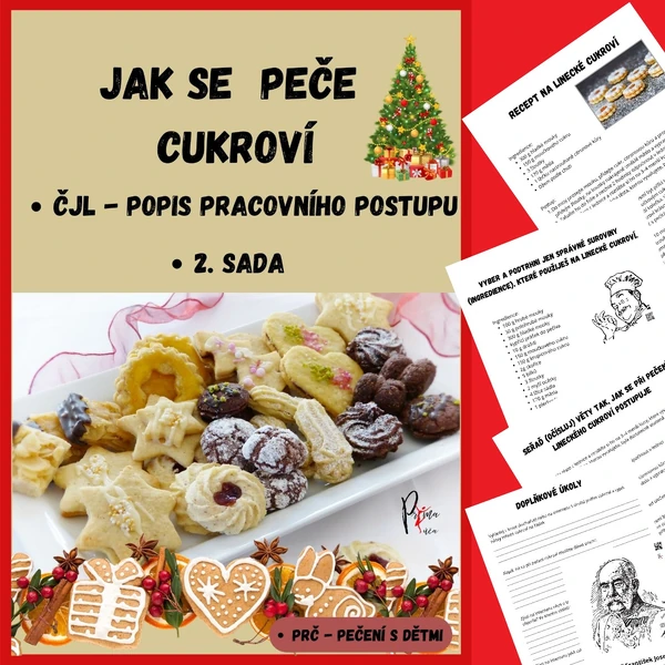 POPIS PRACOVNÍHO POSTUPU - Jak se peče cukroví