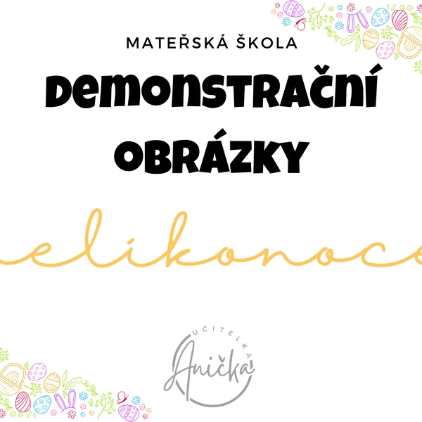 VELIKONOCE demonstrační obrázky