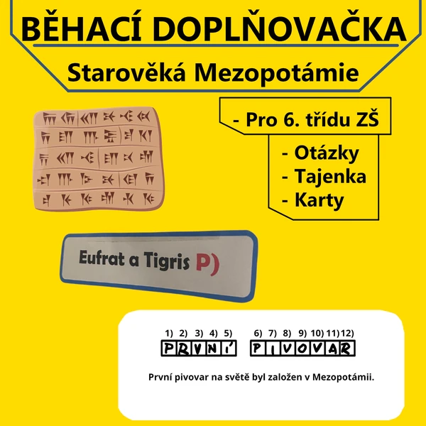 Běhací doplňovačka - Starověká Mezopotámie