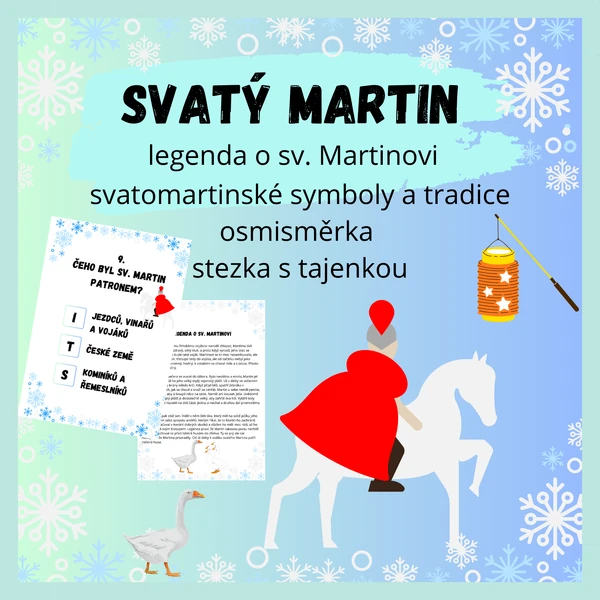 Svatý Martin - čtení a stezka s tajenkou