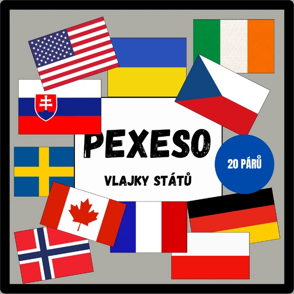 Pexeso - vlajky států