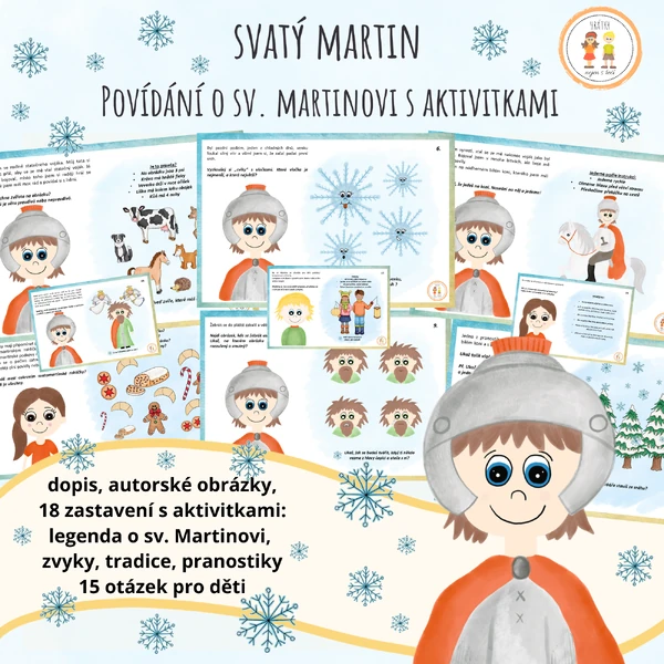 SVATÝ MARTIN - Povídání o sv. Martinovi s aktivitkami - Plotovka