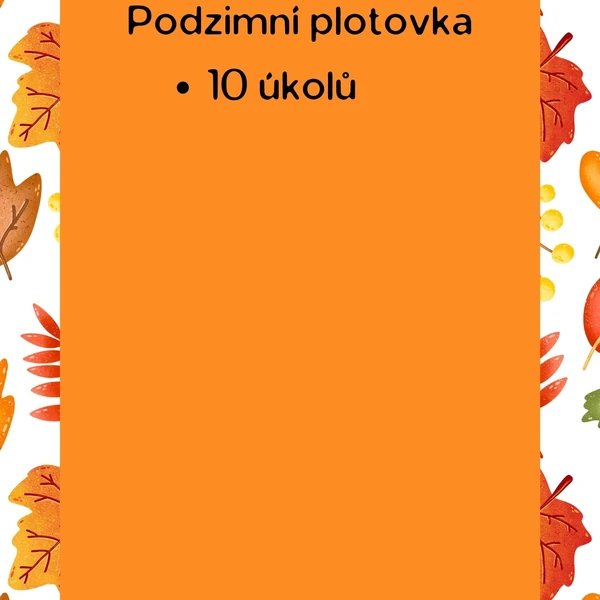 Podzimní plotovka