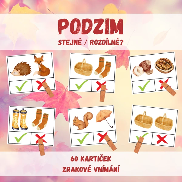 PODZIM - stejné / rozdílné?