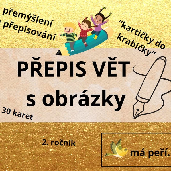 Přepis vět s obrázky